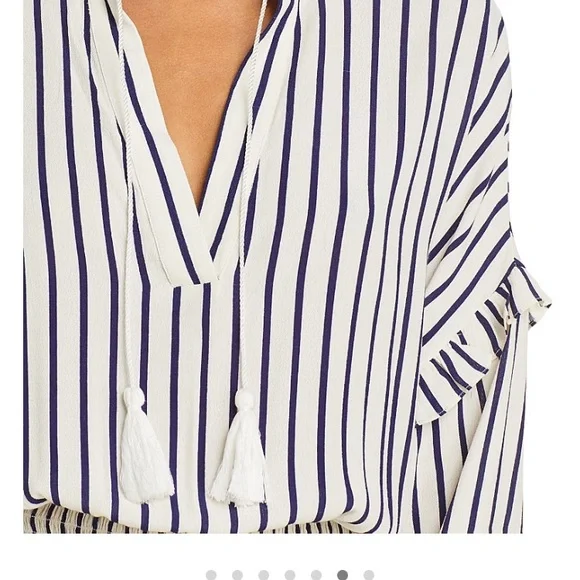 NWT Aqua smocked dress- size M - Picture 3 of 8